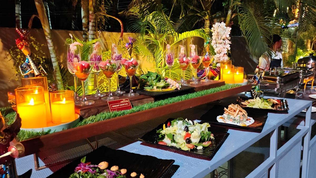 Premium catering setup by ChefWorks at a Bangalore event